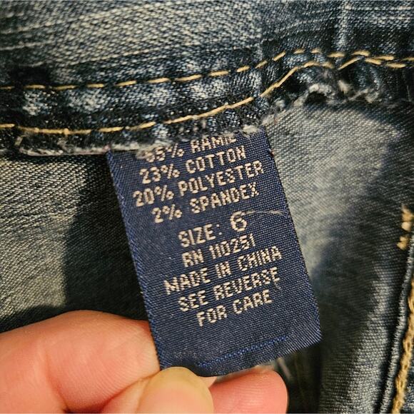 Woman's denim shorts with patch pockets size 6 - Picture 6 of 6